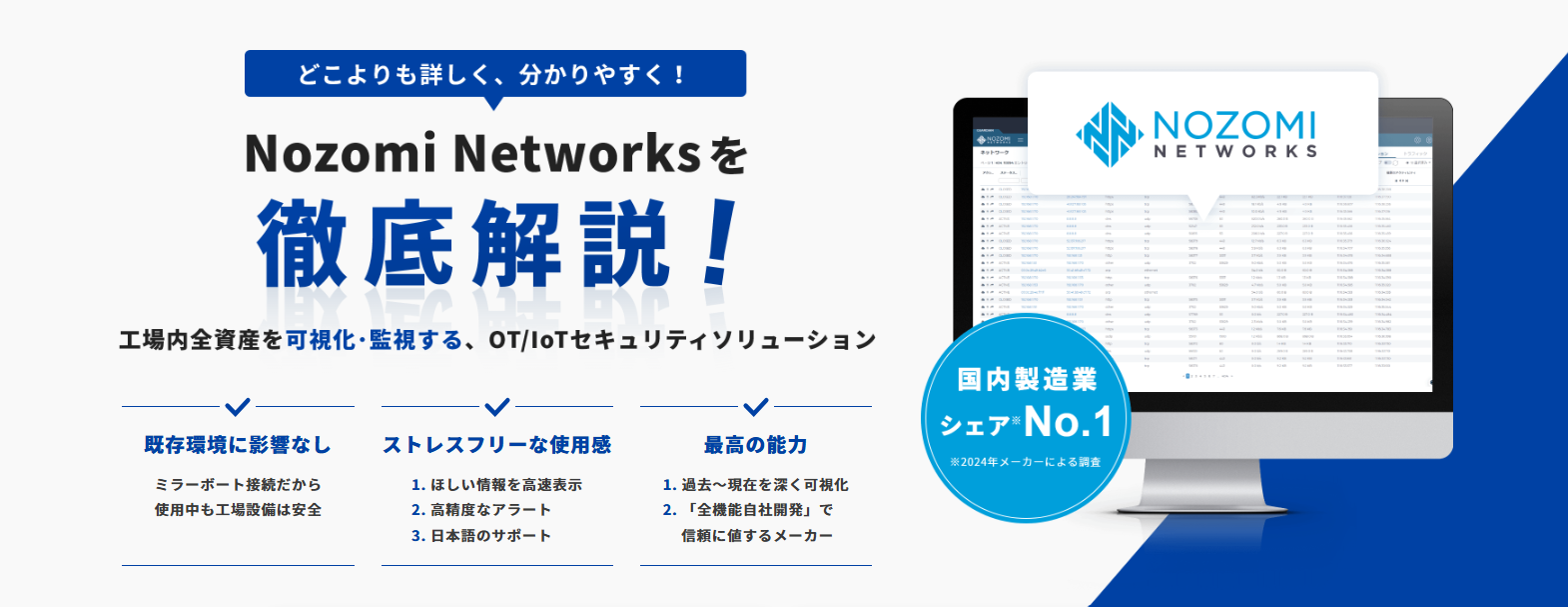 【徹底解説】Nozomi Networks OT、IoTの可視化とセキュリティ対策ソリューション